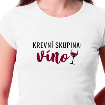 Tričko Den žen | Dámské triko Krevní skupina