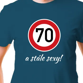 Pánské tričko Tričko K narozeninám | Tričko Kulatá 70