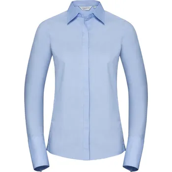 Pánská košile Russell Košile Ultimate 960F, elastická, dlouhý rukáv, dámská COT11960F21204-bright sky XL Modrá nebesky jasná