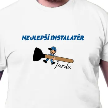 Tričko Akce | Tričko Nejlepší instalatér