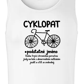 Pánské tílko Tílko Vtipná | Vtipné tílko pro cyklisty