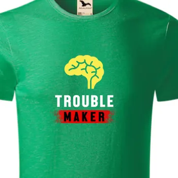 Pánské tričko Organická trička Pro teenagery | Organické tričko Trouble Maker