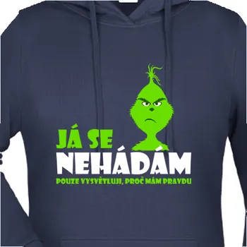 Dámská mikina Mikina Vtipná | Dámská mikina Grinch má pravdu