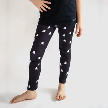 Dívčí legíny Černé leginy les Velikost: 110/116