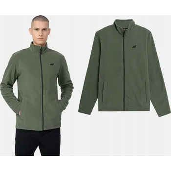 Pánská mikina Pánská fleecová mikina bez kapuce 4F SS23TFLEM052 - M