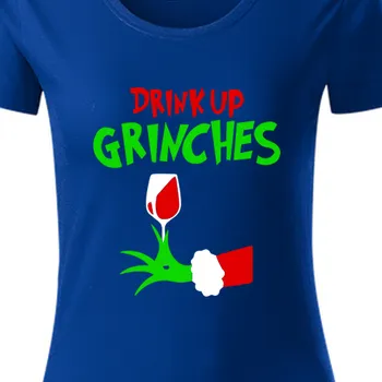 Dámské tričko Organická trička Vánoce | Organické tričko s Grinchem