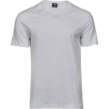 Pracovní oblečení TeeJays Tričko Fashion Sof Tee 8006 s výstřihem do V, krátký rukáv, pánské COT18800600113-white 3XL Bílá
