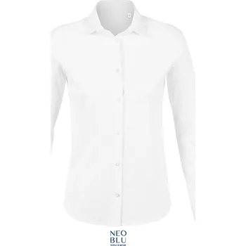 Pánská košile NEOBLU Košile Balthazar Women, dlouhý rukáv, dámská COT243199z1513-optic white 3XL Bílá optická