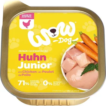 Krmivo pro psa WOW Junior kuřecí maso 11 × 150 g