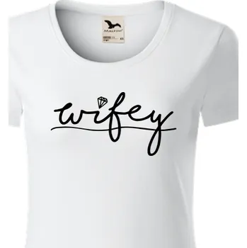 Dámské tričko Organická trička Pro páry | Bio párové tričko Wifey