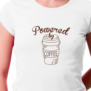 Tričko Pro maminky | Tričko Powered by Coffee