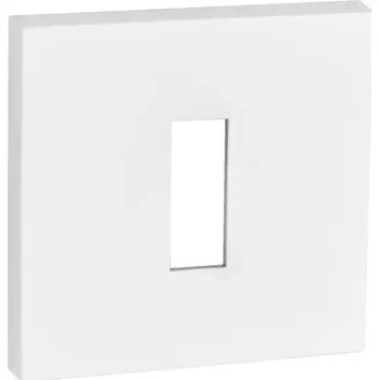 MP KOVANI Plochá rozeta HR SQ6 (bílá matná) Provedení: BB (samostatná rozeta, pro pokojový klíč)