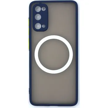 MagSafe silikonový kryt pro Samsung Galaxy S20 - Modrý