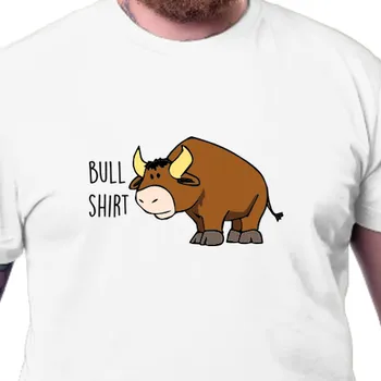 Pánské tričko Tričko Vtipná | Tričko Bull shirt