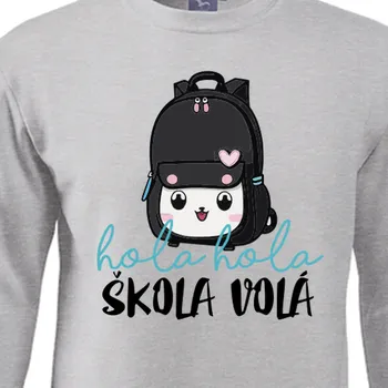 Pánská mikina Mikina Pro sourozence | Mikina hola hola škola volá