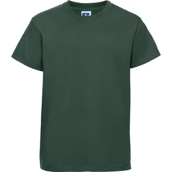 Chlapecké kalhoty Russell Tričko Russell 180B, krátký rukáv, dětské COT10180B540a5-bottle gree Zelená lahvově 128