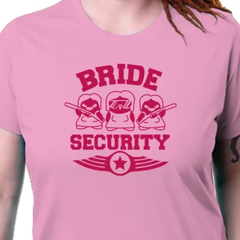 Dámské tričko Tričko Rozlučka se svobodou | Tričko pro družičky Bride security