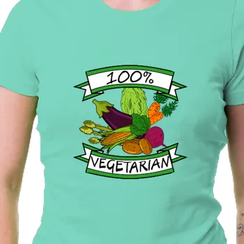 Dámské tričko Tričko Jídlo a káva | Dámské tričko 100% vege