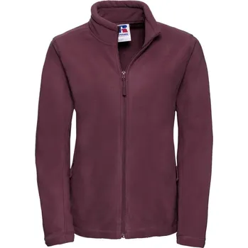 pracovní mikina Russell Mikina 870F, fleecová, dámská COT10870F37003-burgundy L Burgundová