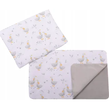 Dětská deka Dětská deka s polštářkem světle šedá 100x75 myBaby bavlna 100% VELVET