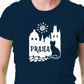 Dámské tričko Tričko Cestování | Dámské triko Praha