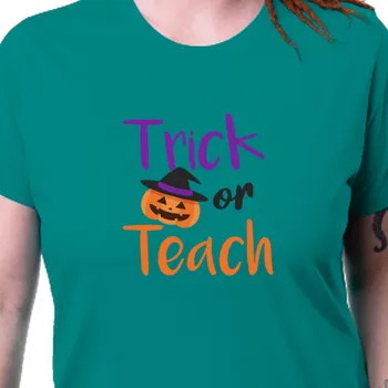 Dámské tričko Tričko | Tričko Trick or Teach