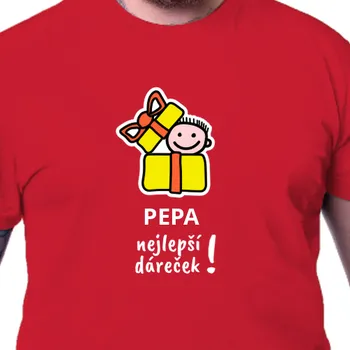 Tričko Vánoce | Rodinné tričko Tatínek dáreček