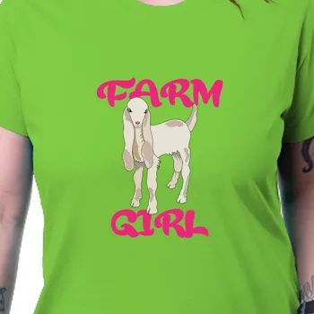 Dámské tričko Tričko Zemědělci | Dámské tričko Farm girl