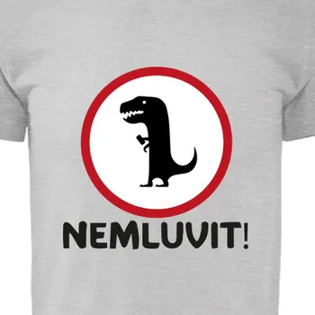 Pánské tričko Tričko Vtipná | Triko s dinousaurem Nemluvit