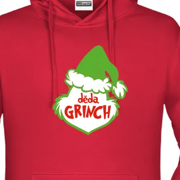 Pánská mikina Mikina Vánoce | Mikina Děda Grinch