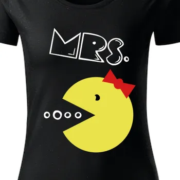 Dámské tričko Organická trička Pro páry | Bio trička pro zamilované Mrs. Pacwoman