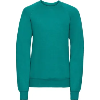 Chlapecké kalhoty Russell Mikina 762B, raglánová, dětská COT10762B515a1-winter emer Smaragdová zimní 90