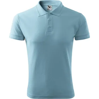MALFINI Polokošile Pique Polo 203, krátký rukáv, pánská MAL-2031518 3XL Modrá nebesky