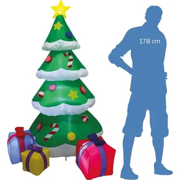 Odrážedlo Sparkys Nafukovací svítící stromeček s dárky 183 cm