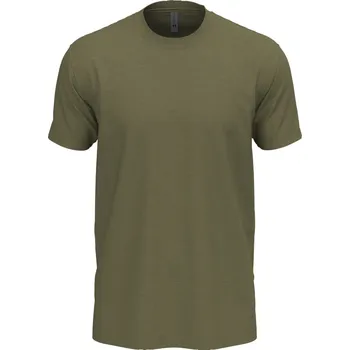pracovní tričko Next Level Apparel Tričko Triblend N6010, krátký rukáv, unisex COT086010c4703-military gr L Zeleň vojenská