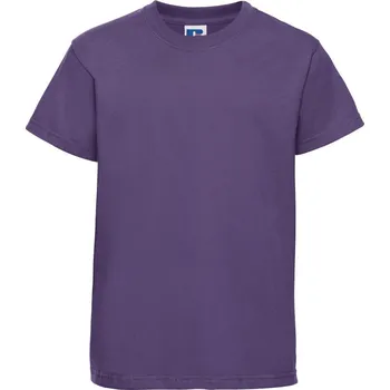 Chlapecké kalhoty Russell Tričko Russell 180B, krátký rukáv, dětské COT10180B350a4-purple Purpurová 116