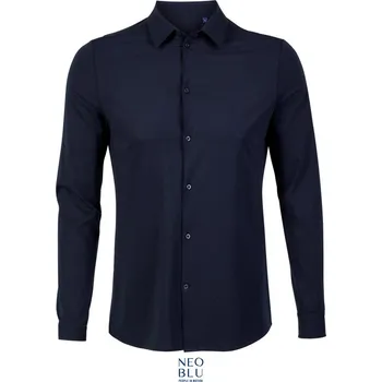 Pánská košile NEOBLU Košile Balthazar Men, dlouhý rukáv COT24319804602-night blue M Modrá night