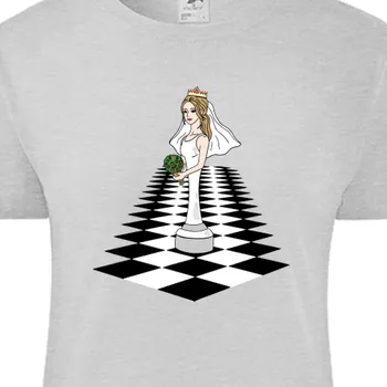 Tričko Svatební a rozlučková | Dámské tričko Figurka nevěsty