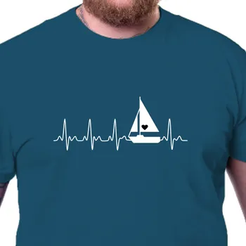 Pánské tričko Tričko Vodáci | Námořnické tričko Jachting