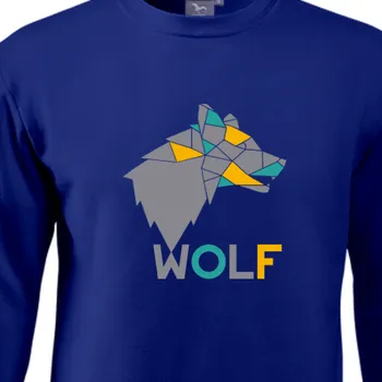 Chlapecká mikina Mikina Zvířata | Dětská mikina s vlkem