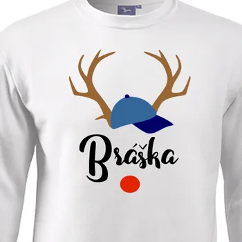 Pánská mikina Mikina Vánoce | Mikina Sobí bráška