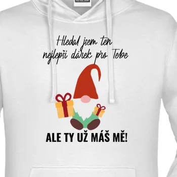 Pánská mikina Mikina Vánoce | Pánská vánoční mikina pro páry