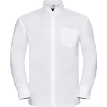 Russell Athletic Košile 956M, nežehlivá, dlouhý rukáv COT11956M00104-white XL Bílá