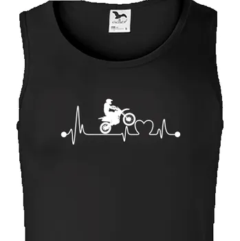 Pánské tílko Tílko Auta a motorky | Tílko Motocross tep