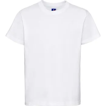 Chlapecké kalhoty Russell Tričko Russell 180B, krátký rukáv, dětské COT10180B001a1-white Bílá 90