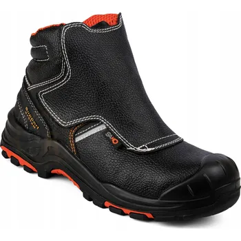 Pracovní obuv PRACOVNÍ BOTY S3 SVÁŘEČSKÉ KOŽENÉ NA SUCHÝ ZIP 46