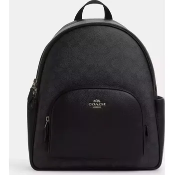 Městský batoh COACH dámský batoh Court Canvas šedý