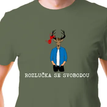 Pánské tričko Tričko Rozlučka se svobodou | Tričko Rozlučka se svobodou