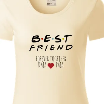 Dámské tričko Organická trička BFF | Bio tričko pro BFF Dája