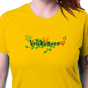 Dámské tričko Tričko Velikonoce | Tričko Veselé Velikonoce